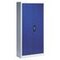 Universalschrank, HxBxT 1950x930x400mm, Korpus RAL7021, Front RAL3003