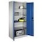 Universalschrank, HxBxT 1950x930x500mm, Korpus RAL7035, Front RAL5012
