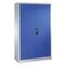 Universalschrank, HxBxT 1950x1200x500mm, Korpus RAL7035, Front RAL5012
