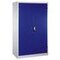 Universalschrank, HxBxT 1950x1200x600mm, Korpus RAL7035, Front RAL5010