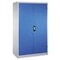 Universalschrank, HxBxT 1950x1200x600mm, Korpus RAL7035, Front RAL5012