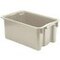Drehstapelbehälter, HxLxB 250x600x400mm, 45l, PP, grau, Wände geschlossen