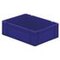 Euronorm-Stapelbehälter,HxLxB 120x400x300mm,10l,PP,blau,Wände geschlossen