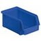 Sichtlagerkasten, HxBxT 77x100x170/140mm, PP, blau