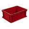 Euronorm-Stapelbehälter,HxLxB 170x400x300mm,16l,PP,rot,Wände geschlossen