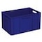 Euronorm-Stapelbehälter,HxLxB 320x600x400mm,63l,PP,blau,Wände geschlossen