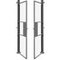 Doppel-Flügeltür, f. Trennwandsystem, HxB 2200x2000mm