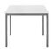 Mehrzwecktisch, HxBxT 740x700x600mm, rechteckig, 4-Fuß basaltgrau