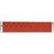 Einsteckschild, HxB 27x76mm, Kunststoff, orange transparent