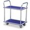 Etagenwagen, Tragl. 120kg, 2 Etage(n), Ladefl. LxB 750x480mm, RAL5017