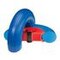 Rad, Tragl. 160kg, ØxB 260x85mm, Naben L 75mm, PU genoppt, Rollenlager