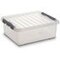Aufbewahrungsbox, stapelbar, HxLxB 260x500x400mm, 36l, PP, transparent