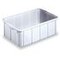 Stapelbehälter,HxLxB 225x660x450mm,50l,PP,naturweiss,Wände geschlossen
