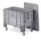 Großbehälter, HxLxB 790x640x1040mm, 285l, PE, grau, Wände geschlossen