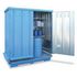 Gefahrstoff-Container, f. wasserg./brennbare Stoffe, Lagerung aktiv