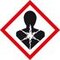 Gefahrensymbol, gesundheitsschädlich, Aufkleber, Folie, HxB 50x50mm