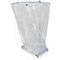 Großvolumen-Müllsackständer, f. 1x2500l, HxBxT 1170-2020x1100x640-1080mm