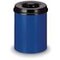 Papierkorb, selbstlöschend, 20l, HxØ 426x260mm, Kopfteil schwarz