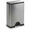 Edelstahl-Tretabfallbehälter, 38l, HxBxT 650x398x255mm