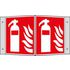 Brandschutzschild, Feuerlöscher, Winkelschild, Alu, langnachleuchtend