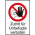 Verbotsschild, 