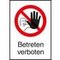 Verbotsschild,
