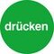 Türschild, Drücken/Ziehen doppelseitig, Folie, selbstklebend, Ø 60mm