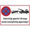 Parkplatzschild, Halteverbot/