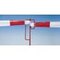 Absperrbandhalter, HxØ 1250x12mm, Pfosten Betonstahl, rot