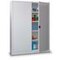 Großraum-Flügeltürenschrank, RAL7035, HxBxT 1950x1200x400mm, Zyl.-Schl.