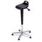 Stehhilfe,Sitz PU-Schaum schwarz,Sitz H 620-880mm,Gestell silber/schwarz