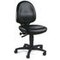 Arbeitsdrehstuhl, Sitz Kunstleder schwarz, Sitz HxBxT 420-550x460x440mm