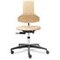 Arbeitsdrehstuhl, Standardsitz natur, Buche, Sitz HxBxT 430-570x420x360mm
