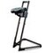 ESD-Stehhilfe, Sitz PU schwarz, Sitz H 600-850mm, Gestell schwarz