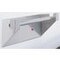 Papierrollenhalter, f. Lochplatte, HxBxT 120x355x100mm, alufarben