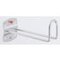 Kabelhalter, f. Lochplatte, LxB 150x37mm, alufarben
