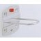 Rundhalter, f. Lochplatte, LxB 65x25mm, alufarben