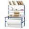 Komplettpacktisch, HxBxT 850x2000x800mm, Platte hellgrau
