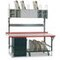 Gestell,f. Packtisch,HxBxT 1770x40x40mm,z. Schrauben,Stahlrohr,RAL7016