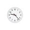 Wanduhr,Funk,arabische Zahlen,Ziffernblatt weiß,Ø 400mm,Gehäuse RAL9002