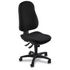 Bürodrehstuhl, Synchronmech., Sitz Stoff schwarz, Sitz H 420-550mm