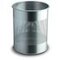 Papierkorb, 15l, HxØ 315x260mm, Korpus Stahl silber, gelocht