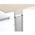 Höhenverstellbarer Schreibtisch, HxBxT 680-820x800x800mm, Platte Buche