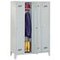 Abteilschrank, RAL7035, HxBxT 1850x1200x500mm, 4 Abt., Abt. B 300mm