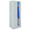 Abteilschrank,RAL7035,HxBxT 1850x600x500mm,2 Abt.,Abt. B 300mm,Zyl.-Schl.