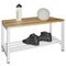 Umkleidebank,LxT 1000x370mm,Holzleisten Buche,Gestell lichtgrau,Schuhrost