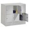 Schließfachschrank,RAL7035,HxBxT 855x900x500mm,3x2 Fächer,Fach B 300mm