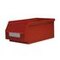 Sichtlagerkasten, HxBxT 150x200x350/300mm, PE, rot