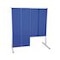 Lochplatte, Einzelplatte, HxB 1500x450mm, Stahl, enzianblau
