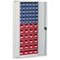 Magazinschrank,HxBxT 1600x690x285mm,60 Kästen PE,11xStahlboden,Zyl.-Schl.